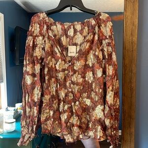 Never worn free people blouse